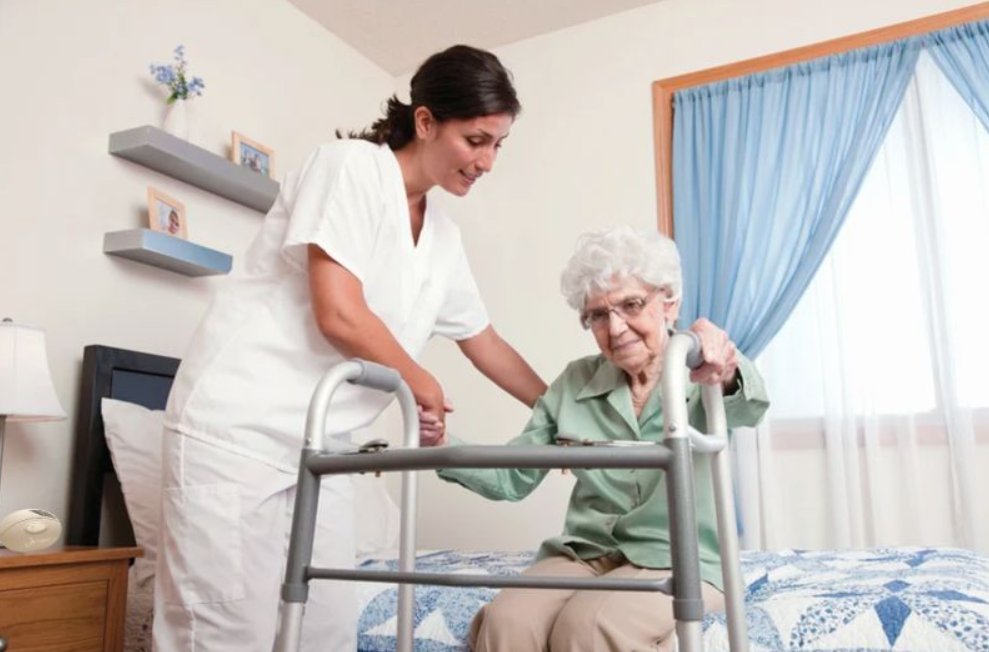 Care team using airCeption in a nursing setting